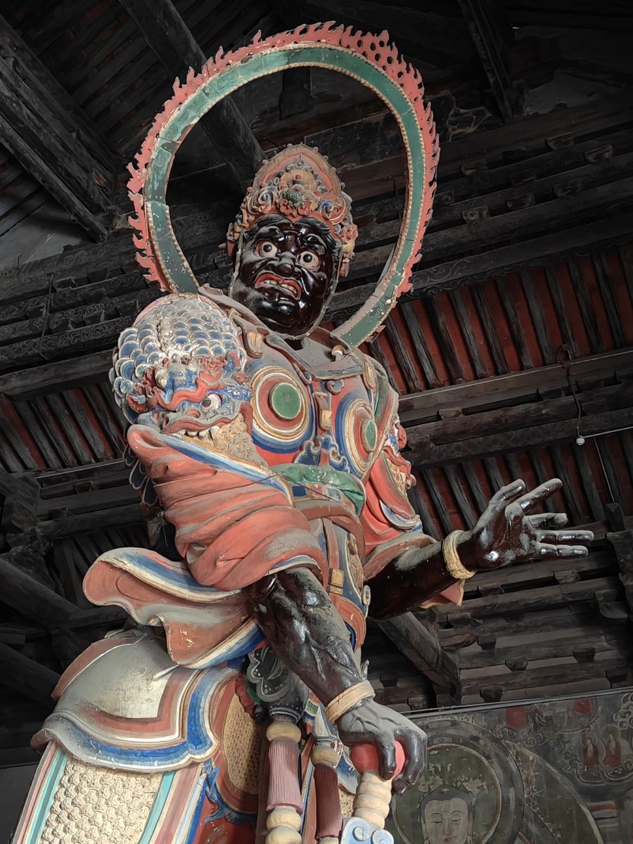 jiaumujiau's tweet photo. 山西朔州崇福寺弥陀殿金代彩塑哼哈二将 https://t.co/mXwSBKrFl9