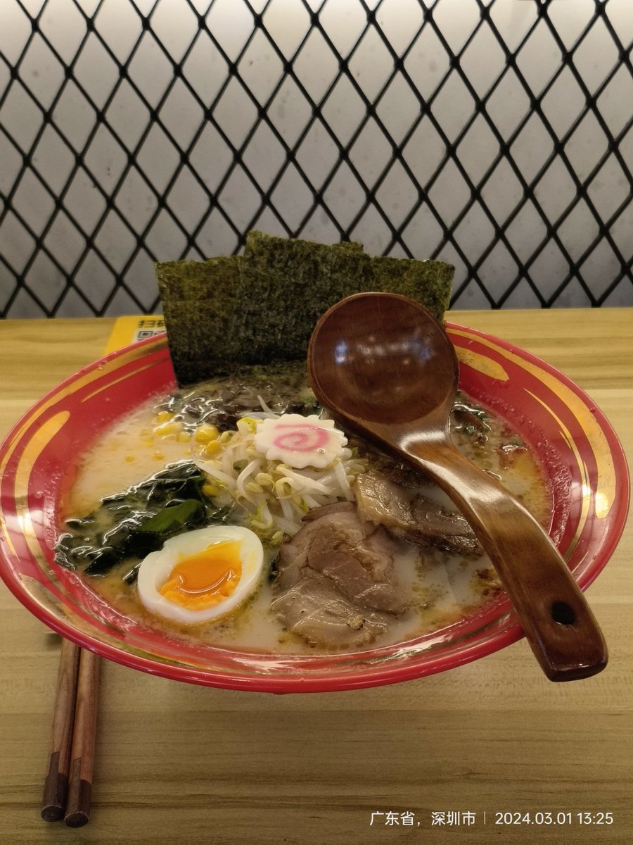 RLancelot19641's tweet photo. Found the BEST hidden ramen spot in downtown Chicago! Silky tonkotsu broth, perfectly springy noodles, and that soft-boiled egg with runny yolk My taste buds are doing a happy dance. 10/10 would come back tomorrow. https://t.co/GyrJQx4icF