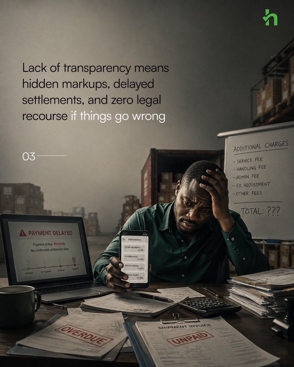 hashrails's tweet photo. Relying on informal intermediaries in frontier markets introduces unnecessary risk and hidden costs. 

Hashrails brings transparency to cross-border trade. 

#EmergingMarkets #TradeFinance #GlobalTrade https://t.co/OFWvFp4Xbj