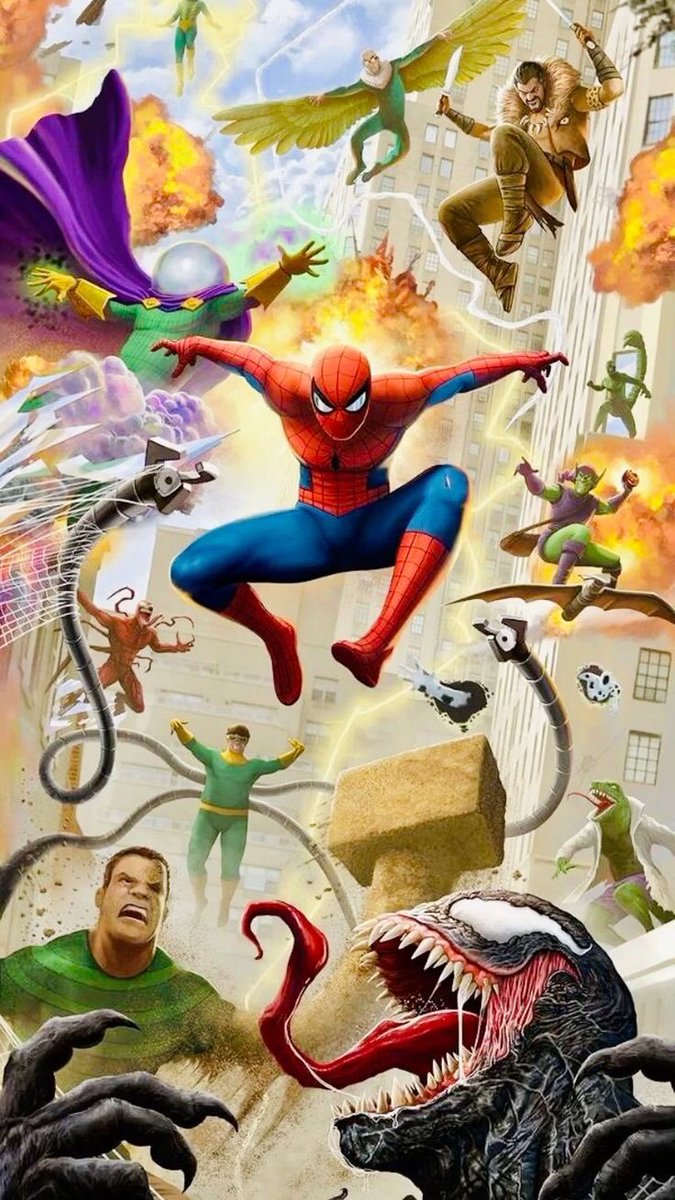 SpideySkyline's tweet photo. Spidey venom https://t.co/8VvTA9NKiP