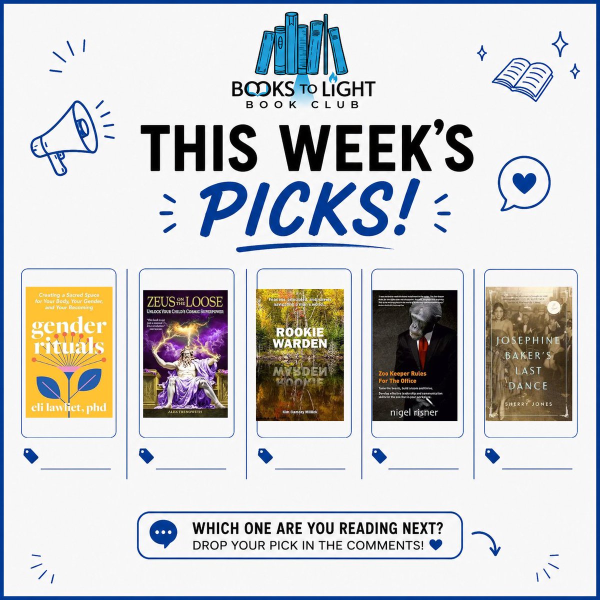 bookstolight's tweet photo. Drop your picks Guys😘🔥🔥🔥🔥
#writingcommunity #authorsofx #iamwriting #bookstolight #thisweekspick https://t.co/yllSmCTN05
