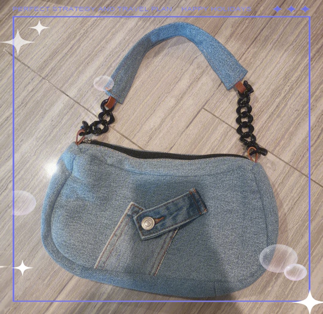 OmerCanuu's tweet photo. Turn an old denim jacket into a cute tote bag in 10 minutes—no sewing needed! Perfect for errand runs. https://t.co/YHarL84iuP
