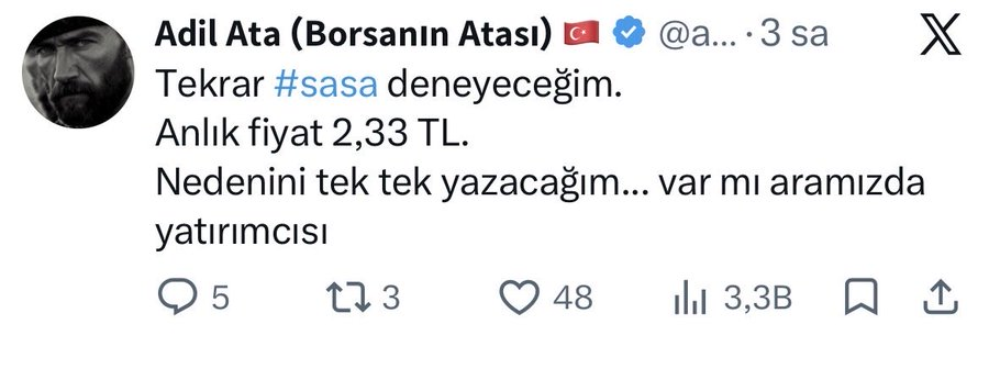Rex98720665's tweet photo. #SASA biz etkileşim için vermedik…
Emeğe bakın ❤️
Şimdi ZİRVE fiyatı yazıyorum.
#sasa yatırımcısı ses versin toplan!!! https://t.co/BKEszjLG0k