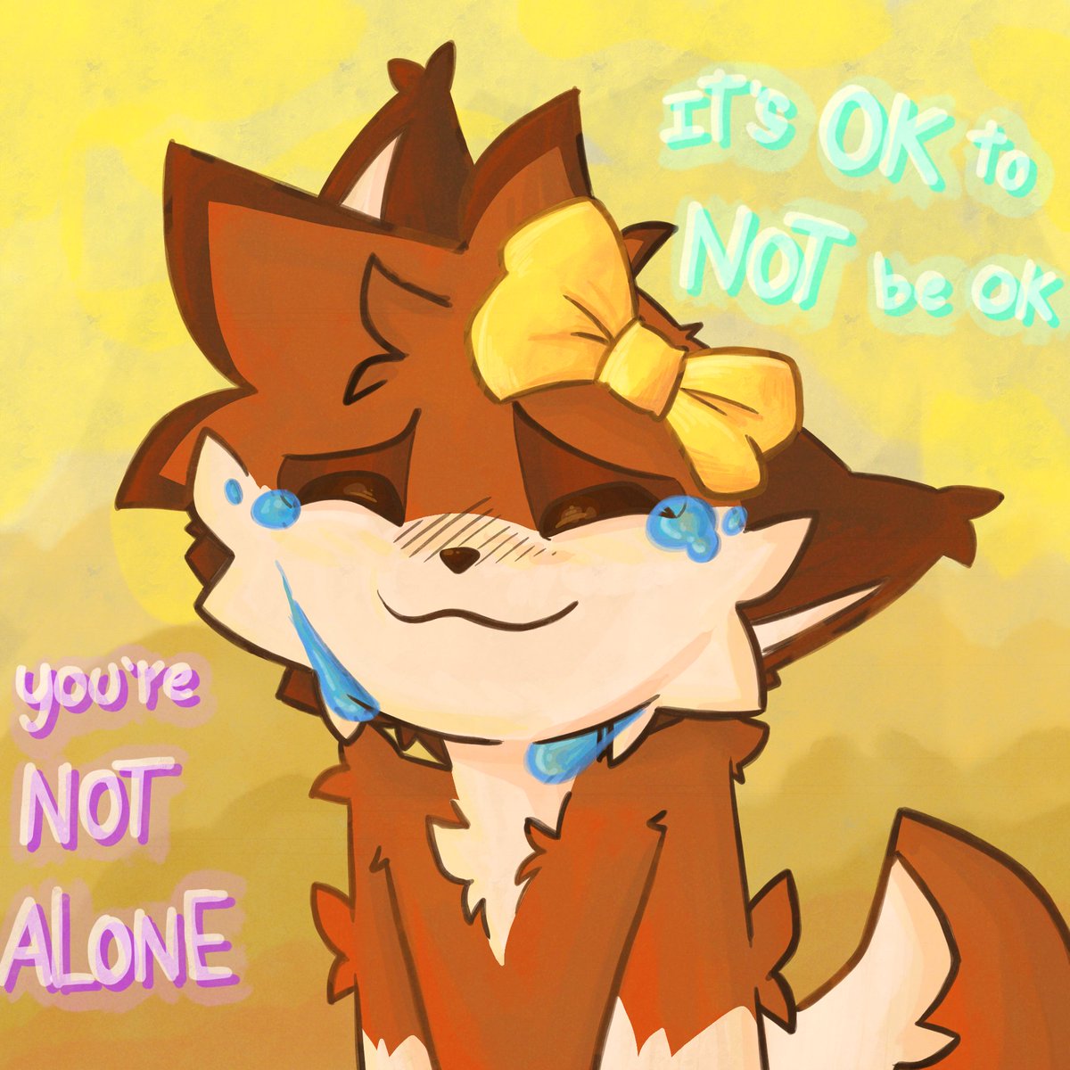 fluffmarshuwu's tweet photo. Just wanna take a minute of your time with this little drawing, and wanted to ask a favor... If any of ya got a close friend that perhaps may not be doin fine... Or has problems of any sort... Please, could you give em a hug? Reasure that everythings gonna be ok? (1/2) https://t.co/5bKng2INiO