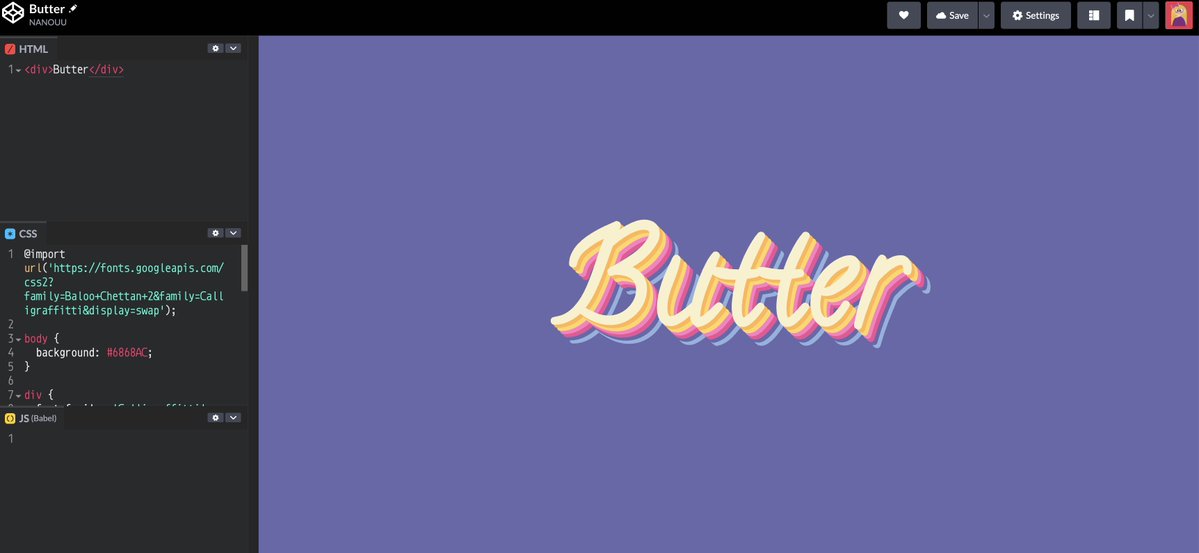 NanouuSymeon's tweet photo. I built this colorful 3D text effect using only HTML & CSS ๐โจ
Just one <div> + some CSS text-shadow magic to create the layered look.
No JavaScript needed. ๐ป
๐ See the code:
https://t.co/iRj474bG2j
#CSS #HTML #WebDevelopment #CodePen https://t.co/dFrS9n8BOz