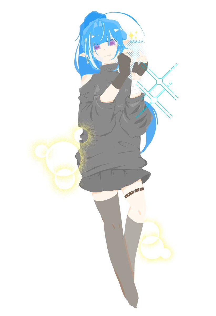 Ashui027's tweet photo. 画了自设，也放过来吧
#OCㅤㅤ https://t.co/iBT0GrOITM