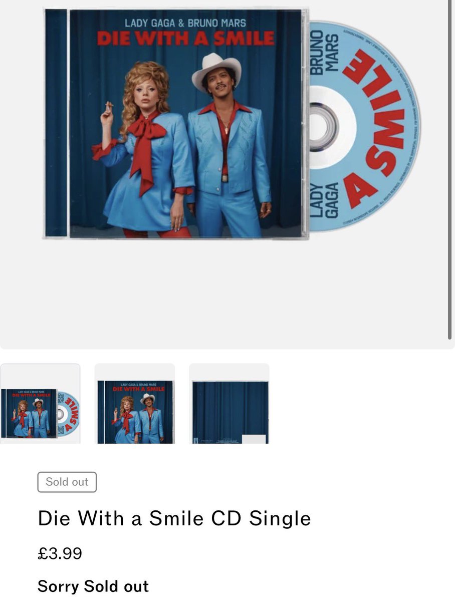 VenusIsAWoman's tweet photo. @muziktenanlar @_JamesGtfo News on the physical sales: It’s sold out https://t.co/kMmVNin9wh