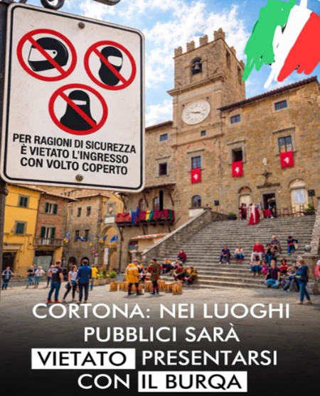 bernadettehill's tweet photo. 📍Cortona

BENE COSÌ ❗️...E DOVREBBE ESSERE NORMALITÀ IN TUTTI I PAESI D'ITALIA.

Applausi infiniti al sindaco LUCIANO MEONI👏👏👏

In quanti siamo a essere d'accordo? 

Io sfondo il tasto SÌ✅️ https://t.co/I5cG58vQrX
