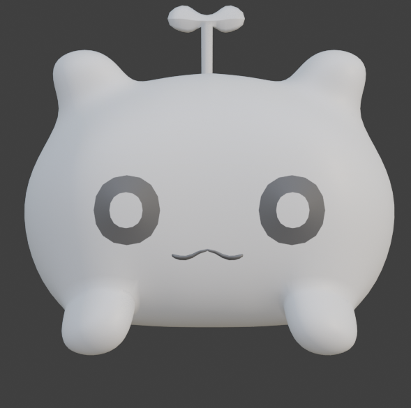 Fabe_Vtuber's tweet photo. 오늘 의상 3D 모델링하다  팬 캐릭터인 시루짱도 가볍게 만들어봤어요~! 🐻‍❄️ 
今日は衣装モデリングの途中で、ファンキャラクターのしるちゃんを作ってみました〜🐻‍❄️ https://t.co/8Jo7jKGfff