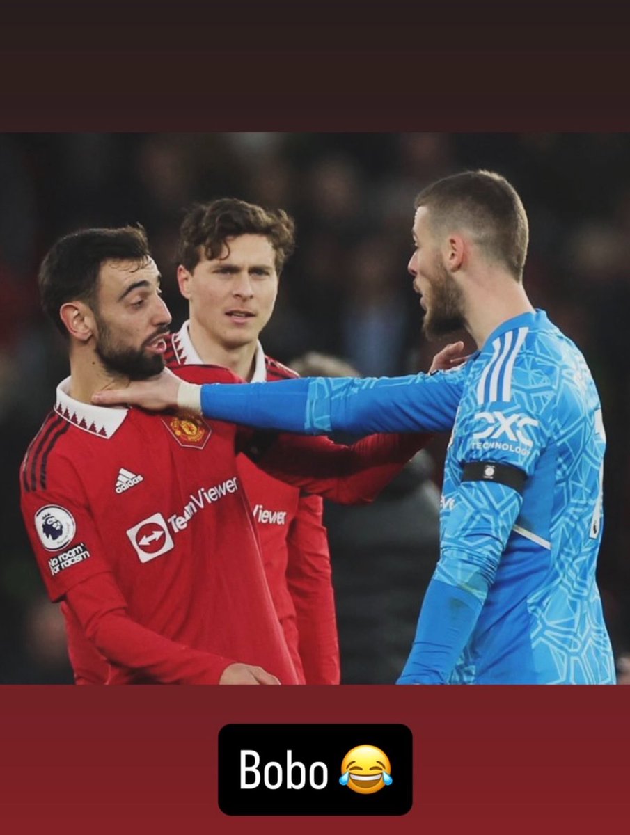 Utdtruthful's tweet photo. 📲 David De Gea via Instagram to Bruno Fernandes:

“Happy birthday amigo ❤️ Love You” https://t.co/4CW8nvKF4K