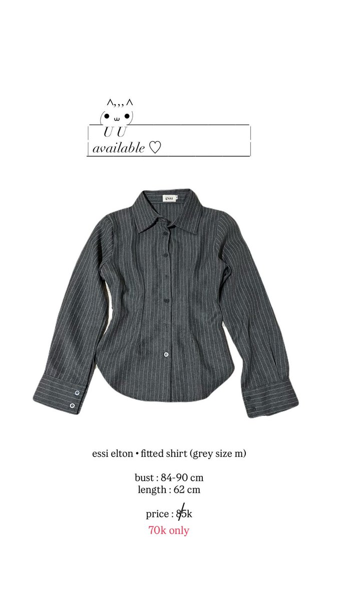 persiansdiary's tweet photo. hi love, boleh tolong liat preloved aku. :3���️ bisa oren yaaa! dom jkt. https://t.co/COlAPbUyBB