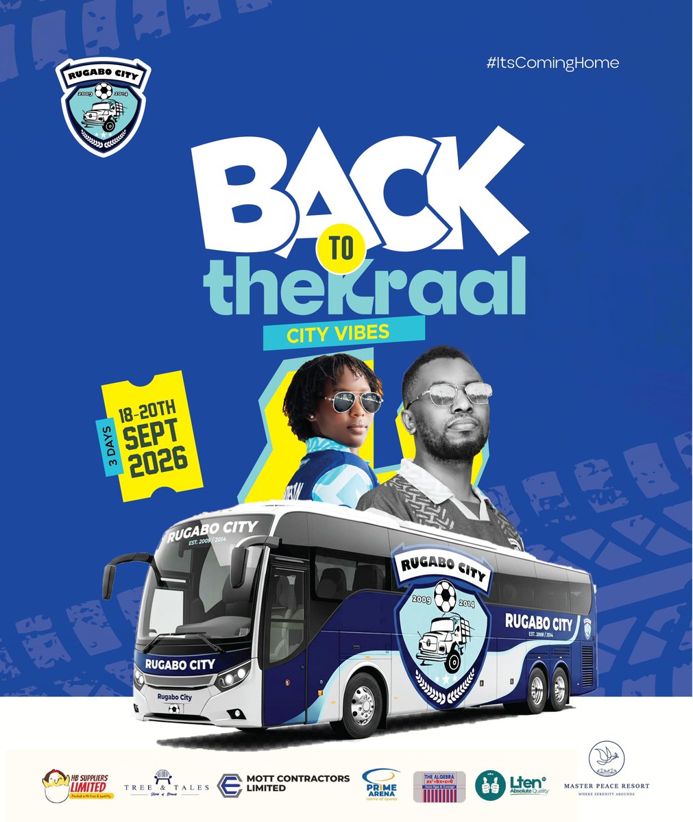 RUGABOFC1's tweet photo. @RUGABOFC1 proudly announces our return to the kraal.
 We are equally thrilled to welcome @Master_Resort as our premium sponsor, joining us on this historic journey in our quest for the first ever @ChaapaLeague shield! Book your seat now to enjoy the city vibes.
#BackToTheKraal https://t.co/jXGF8aQIVg