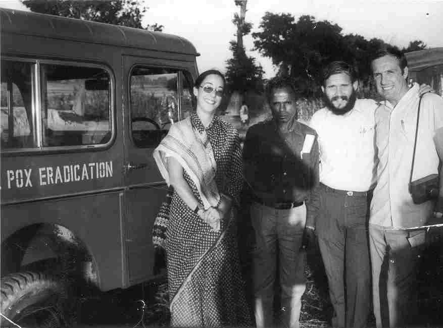 AnadyaOm's tweet photo. Unlike Steve Jobs and Mark Zuckerberg who visited Kainchi Dham well after Neem Karoli Baba had attained Mahasamadhi, looking for a spark to fuel their tech empires. Larry Brilliant's experience was different, rooted in total surrender to a living Guru. He lived with Maharaj ji and gave up the peace of the ashram to take a grueling UN job, simply because his Guru told him to. 

Maharaj ji had prophesied that smallpox would be eradicated as "God's gift to mankind" and Brilliant's absolute faith in that vision is what sustained him through countless rejections and the monumental logistical hurdles of tracking down the disease across India. 

Brilliant's story is a testament to what a devoted disciple can achieve when surrendered completely to their Guru's directive. 

Sita Ram 🙏