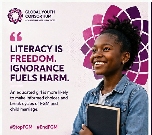 fgm_global's tweet photo. Education is one of the strongest pathways for breaking cycles of harmful practices.
Keeping girls learning means keeping pathways to choice, opportunity and independence open.
#StopFGM #EndFGM #InternationalLiteracyDay https://t.co/GdjIZDguB8