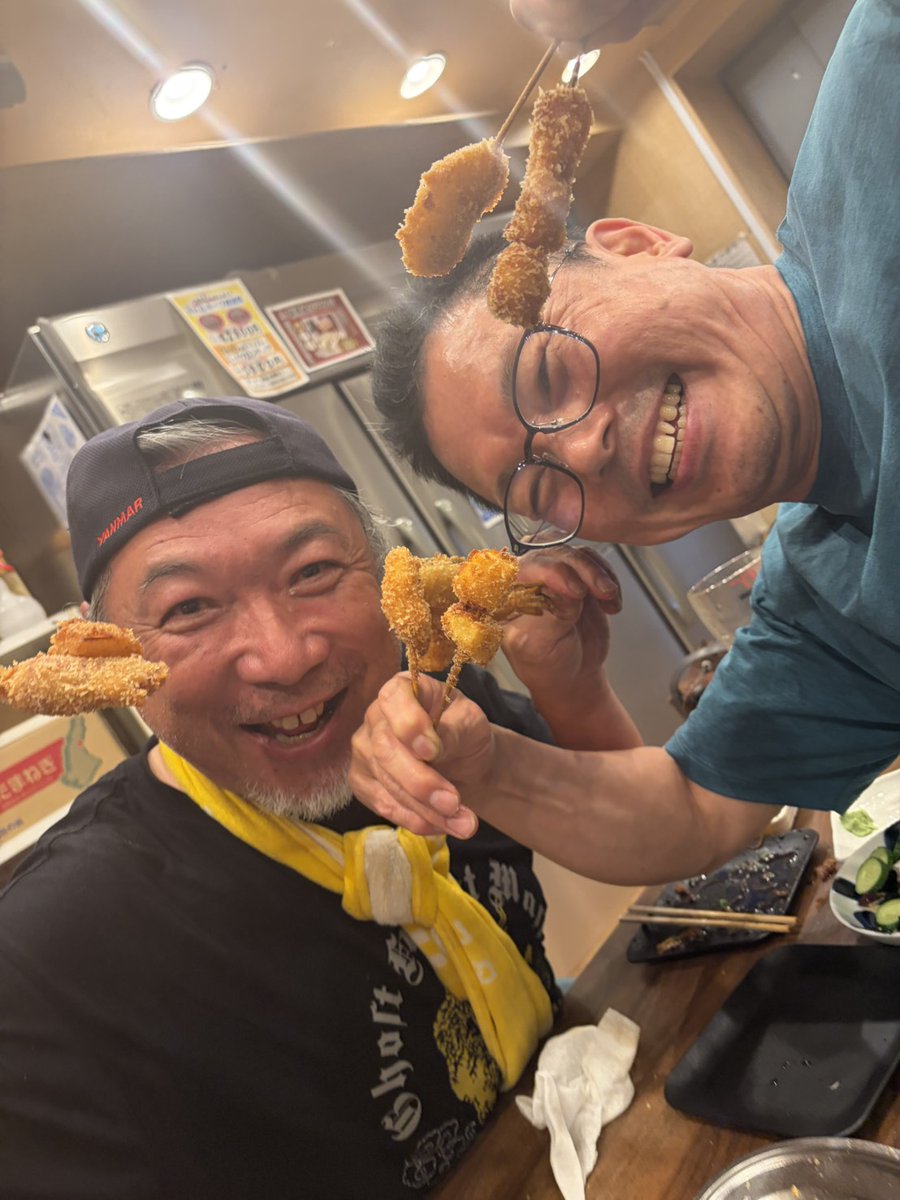 hakidameman's tweet photo. 【八喜為(はきだめ)創業55周年祭☆】

本店2日目スタートです！！

創業祭開催！
本店は「すくってくだ祭」
激辛！麻婆豆腐8秒☆すくいほうだい+生ビール(中)　550円
おかげさまで55年✨本当に本当にありがとうございます✨
本日は8の日サービスデーも同時開催！麻婆と串かつ、いっぱい食べてってね♪ https://t.co/lnN8sdW9K9