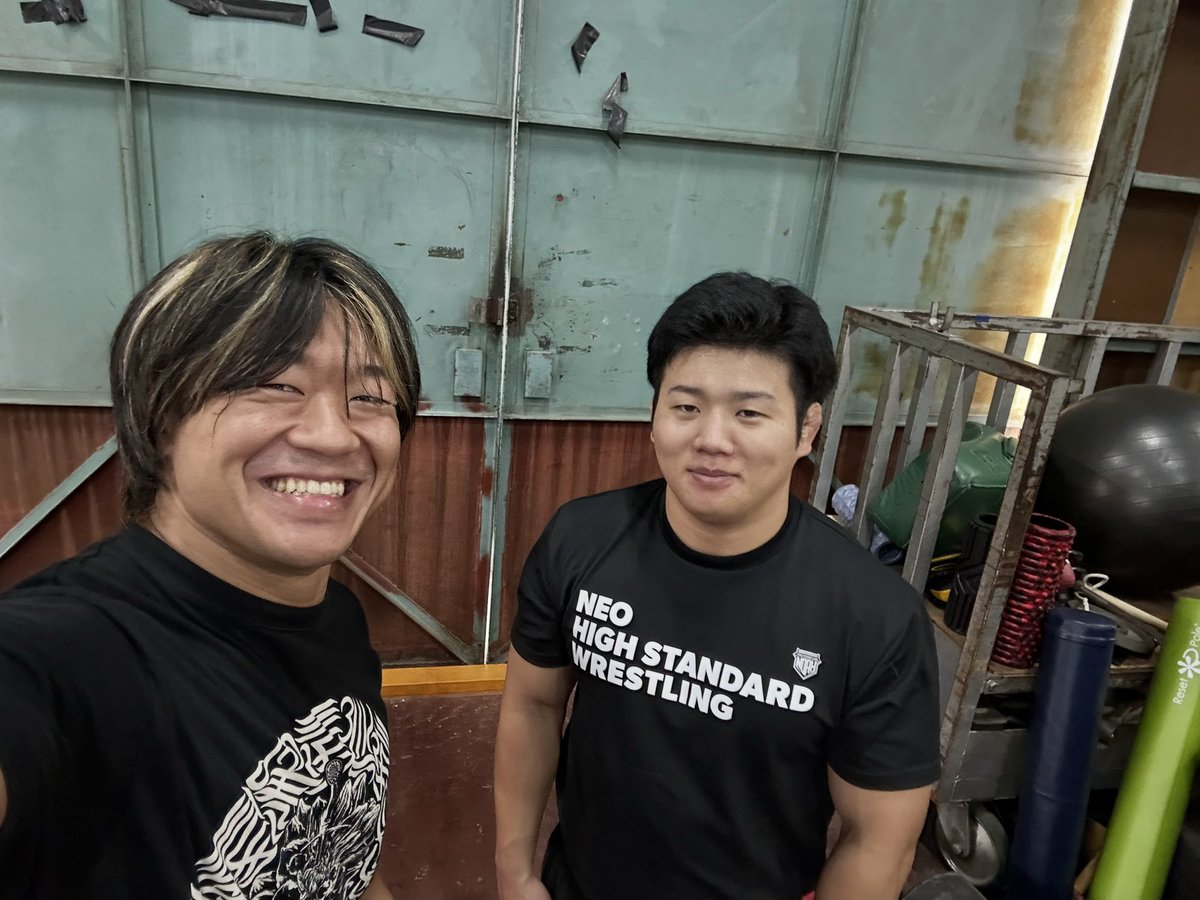 entetsu_ddt's tweet photo. 初めてノアの合同練習に参加した！
#noah_ghc https://t.co/6JA2ObmCLX