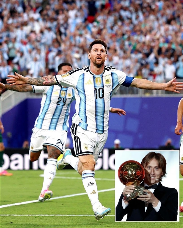 abosalaharena's tweet photo. مودريتش اما كسب الكرة الذهبية في 2018 كان بسبب انه وصل بمنتخبه نهائي كاس العالم و عمره 32 سنة مش عشان كسب دوري الابطال

لان وقتها رونالدو كان له الدور الاكبر في دوري الابطال
صلاح كان مؤثر و موسم مرعب
جريزمان حقق القاب اكتر
لكن مودريتش حقق البالون دور

الموسم دة ميسي وصل بمنتخبه لنهائي كاس العالم و عمره 39 مش 32 زي مودريتش
وعمل اداء في كاس العالم افضل من اداء مودريتش في 2018 

ليه ميسي ميكسبش ا��كرة الذهبية السنة دي ؟