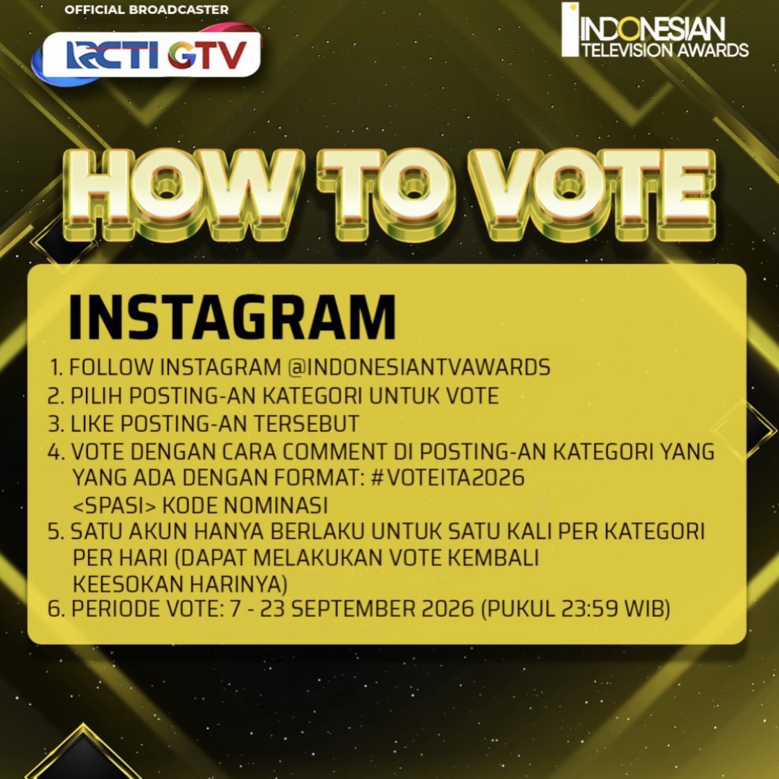 MORAAPALS's tweet photo. 📣 CALLING ALL PIYIKS! 💙
Don’t forget to vote for MORA at ITA 2026 today! 

don’t let a single vote go to waste! 👀💙

How to vote:
1️⃣ Follow IG @indonesiantvawards
2️⃣ LIKE the nomination post
3️⃣ COMMENT: #VOTEITA2026 J2

MORA all the way! ✨ https://t.co/ZARNGememt