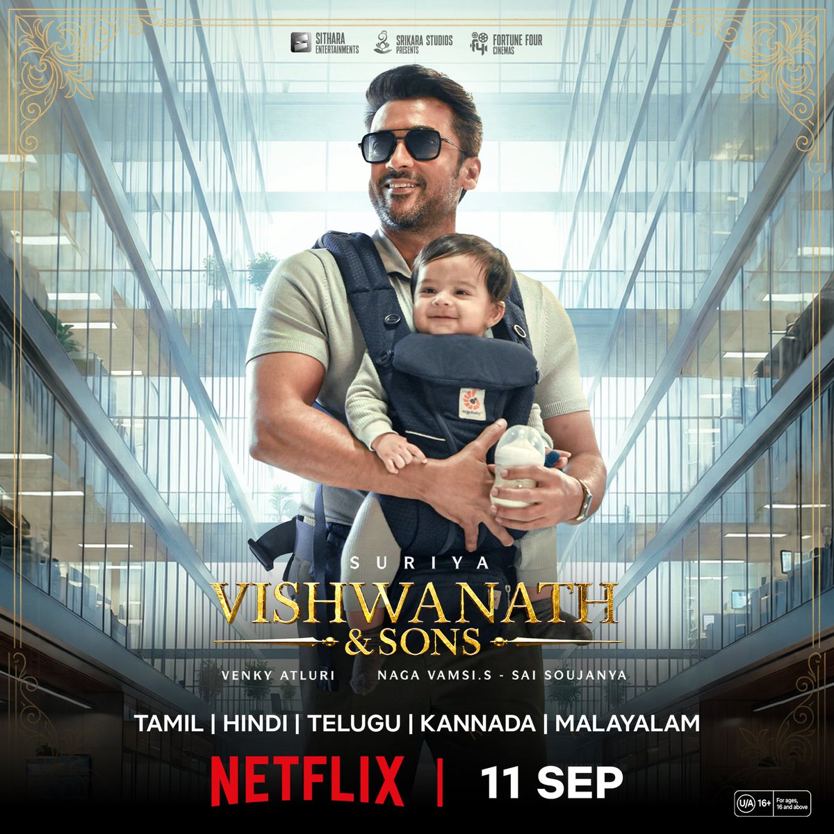 actor_annamalai's tweet photo. #VishwanathAndSons #VASOnNetflix - Streaming from 11th Sep. Congrats & all d best team @SitharaEnts @Fortune4Cinemas #SrikaraStudios #SaiSoujanya @vamsi84 @Suriya_offl @_mamithabaiju @realradikaa @TandonRaveena @actornasser @SunilReddy22 @BhavaniSre @gvprakash @NavinNooli @NimishRavi @Banglan16034849 #VenkyAtluri @ynakg2 @ThinkStudiosInd @adityamusic @PharsFilm