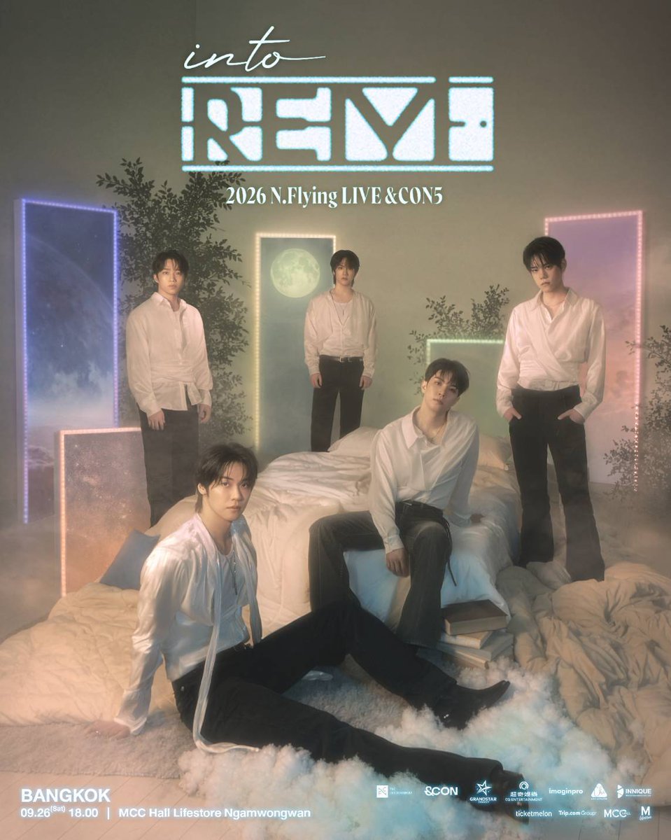 KodhitHD's tweet photo. N.Flying เตรียมกลับมาพบแฟนชาวไทยอีกครั้งในงาน 2026 N.Flying LIVE ‘&CON5 : into REM’ IN BANGKOK

🗓️ วันเสาร์ที่ 26 กันยายน 2569
 ⏰ เวลา 18.00 น.
 📍  สถานที่ MCC Hall เดอะมอลล์ ไลฟ์สโตร์ งามวงศ์วาน
🎫 บัตรราคา : 6,400 / 4,800 / 3,800 / 2,800 และ 2,300 บาท
เปิดจำหน่ายบัตรแล้วทาง: https://t.co/iNgI4WFq2t
ติดตามรายละเอียดเพิ่มเติมได้ที่ GrandStar Connext

.
.

.
#NFlying #엔플라잉
#into_REM #into_REM_in_BKK
 #GRANDSTARCONNEXT #CQENTERTAINMENT