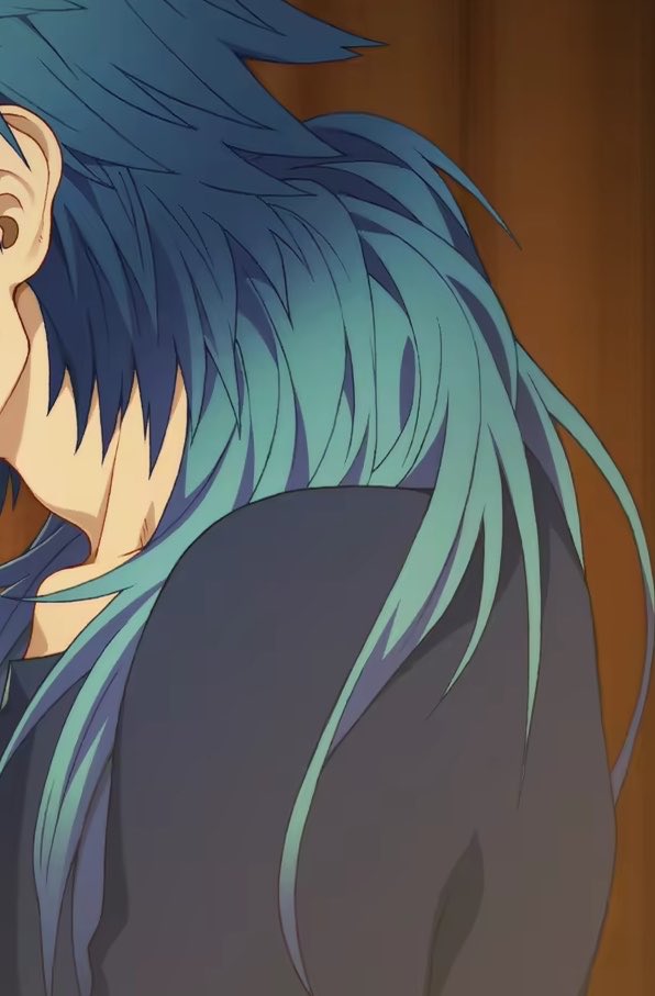 noiaobas's tweet photo. i love aoba’s stupid hairstyle 💙 stupid ponytail he’s so cute https://t.co/oya54lYFzk