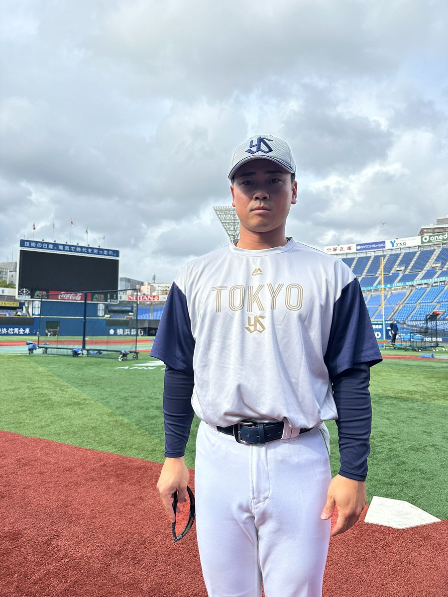 swallowspr's tweet photo. 本日より合流しました❗️

#丸山和郁
#swallows
#燕心全開 https://t.co/c7aXCXLyvc