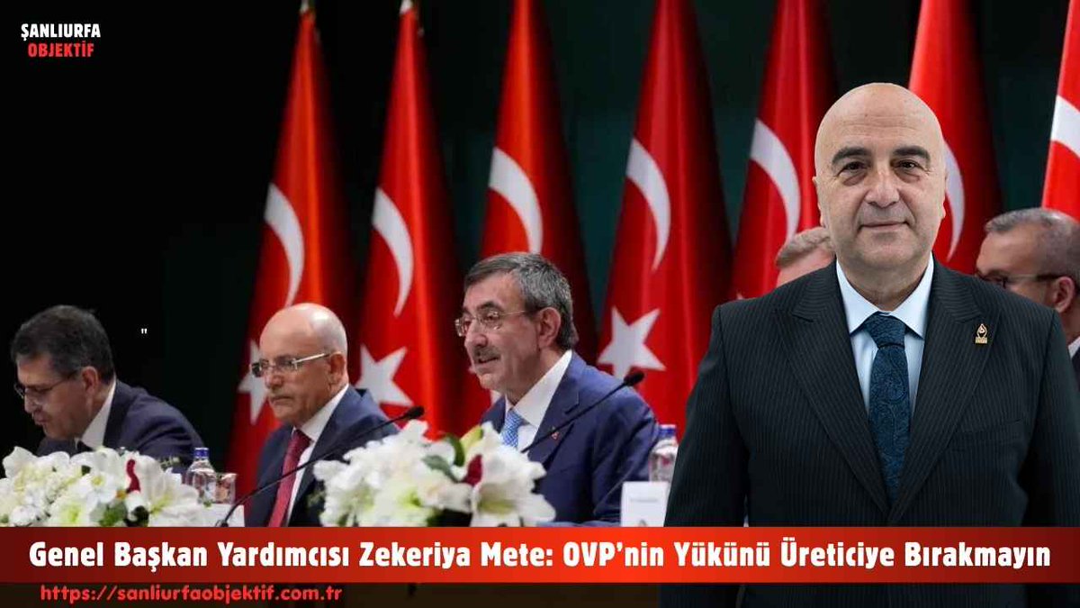 sanliurfatrend's tweet photo. Genel Başkan Yardımcısı Zekeriya Mete: OVP’nin Yükünü Üreticiye Bırakmayın
https://t.co/9NSvDwbTyz
#ZaferPartisi #ZekeriyaMete #OVP #OrtaVadeliProgram #20272029OVP https://t.co/AA1RiUr9fn
