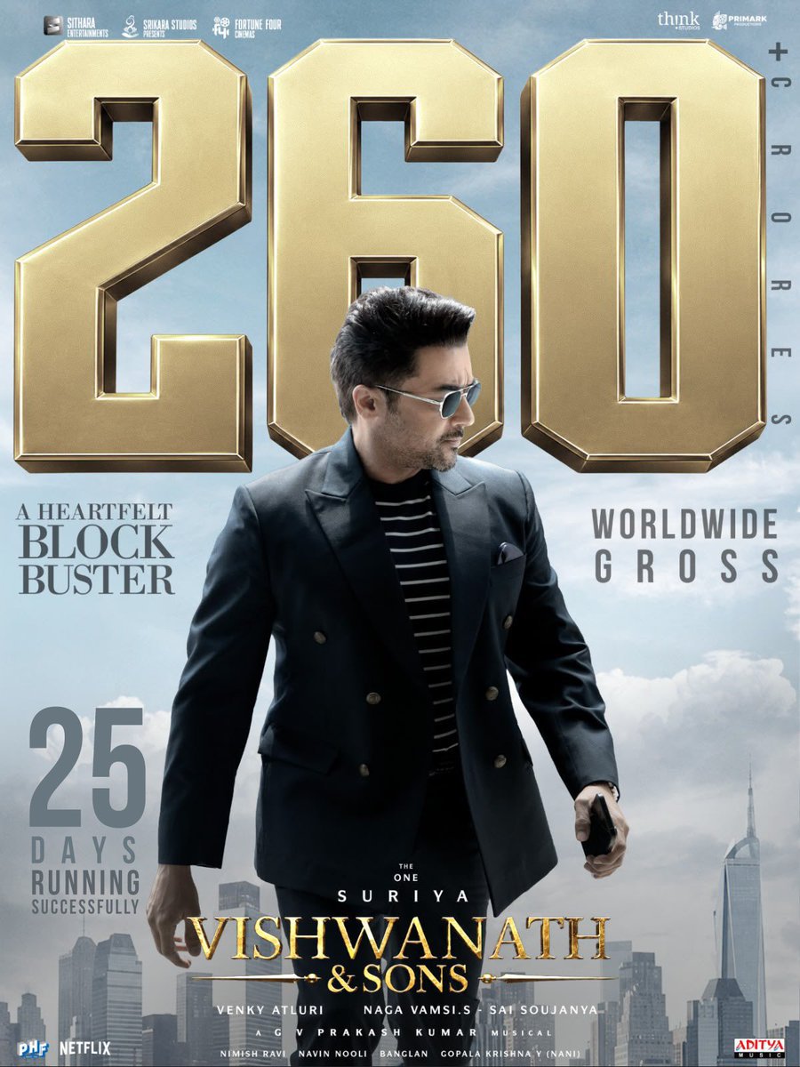 UF_Offi's tweet photo. As a suriya fan , I strongly agreed that VAS is completely box Office SCAM . Movie is not even crossed 50 cr in Tamilnadu. They are showing hyped numbers just to portray anbaana suriya as a big actor 

#Viswanathanandsons https://t.co/S8Iarp0KXF