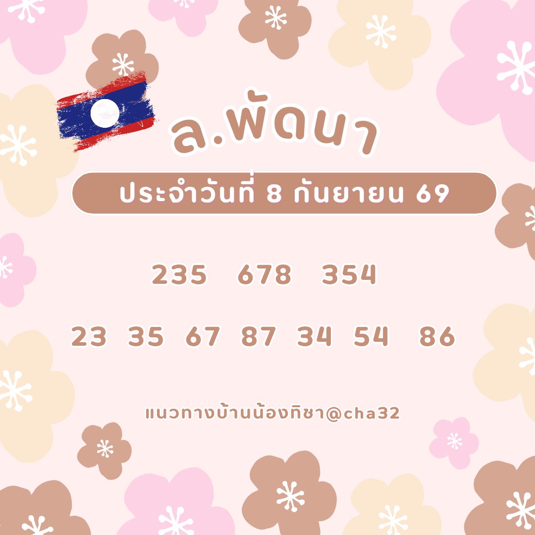 Nuncha_035's tweet photo. 🇱🇦 พร้อมเสิร์ฟแล้ว วันนี้ขอสาม สาธุ 🙏🏻🙏🏻🙏🏻

#หวยลาว #หวยพัฒนา https://t.co/5eDW6s0Zkg