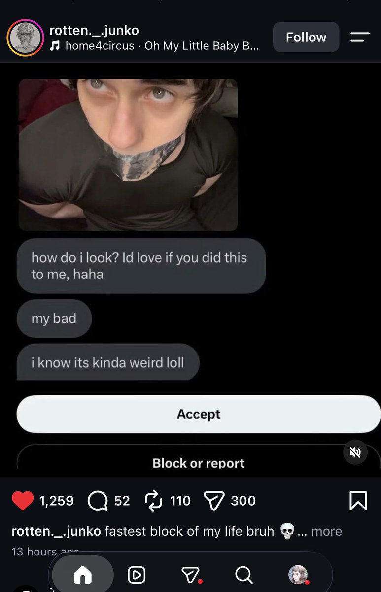 ghostluvr83's tweet photo. why won’t i get message requests like this https://t.co/JKIMrIL7av