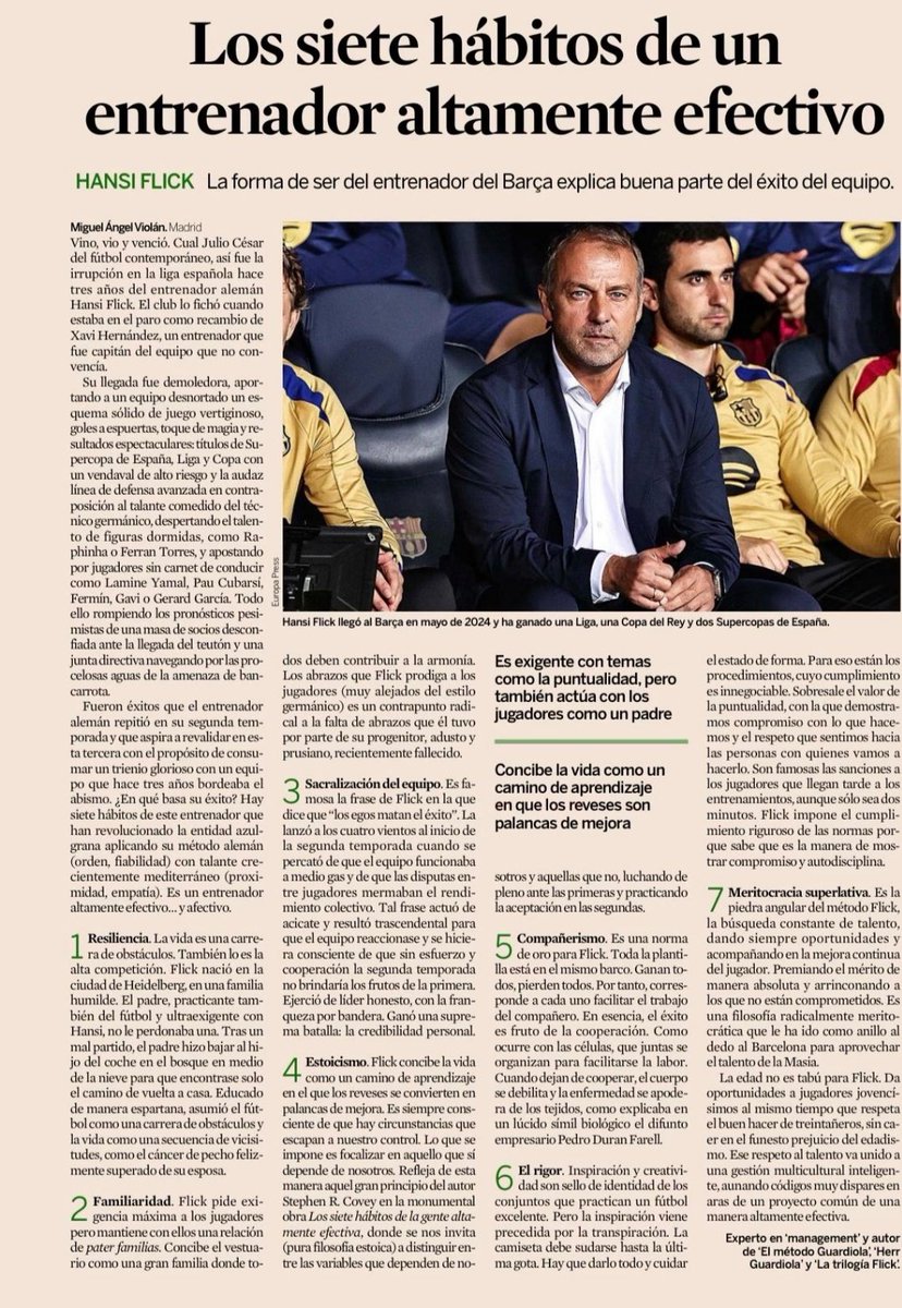 falcaide's tweet photo. 08/09/26
Hábitos para entrenar (liderar)... ✍️ https://t.co/JuIvUyEMOI