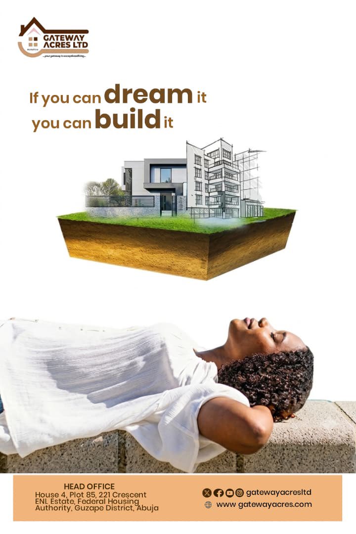 GatewayAcresltd's tweet photo. WE BUILD LEGACIES, NOT JUST DREAMS. 

Because a dream becomes more powerful when you turn it into something you can own, build, and pass on.

At Gateway Acres Limited, we’re helping you move from “one day” to “this is mine.”

Gateway Acres Limited. . 

. https://t.co/9YCuuztqez