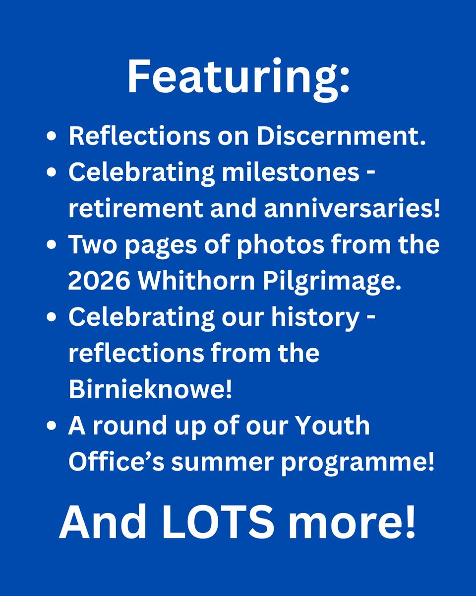 rcdgalloway's tweet photo. The latest edition of the Galloway Diocese News is in parishes this weekend, pick up a copy to hear about what's been happening around the Diocese! Can't wait until Sunday? Read it online now: https://t.co/VhNJJf5nic https://t.co/CdZPE1I1ez