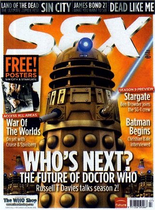Praxeus_stan's tweet photo. #DailySFX -Day Five
Impressive CG Dalek model for issue 132, amazing how RTD can talk about Season 2 20 years before it airs :p https://t.co/Z0Sn6H2Qtt