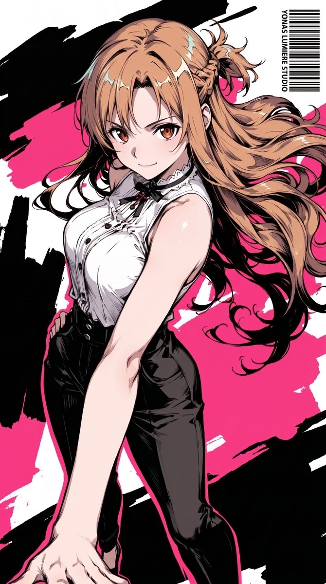 oneesan_aiart's tweet photo. Asuna Yuuki shines with elegance, courage, and unwavering determination. Her strength in battle and loyalty to those she loves make her one of Sword Art Online’s most iconic heroines. ⚔️✨

#AsunaYuuki #SwordArtOnline https://t.co/AWYA6v9YhP