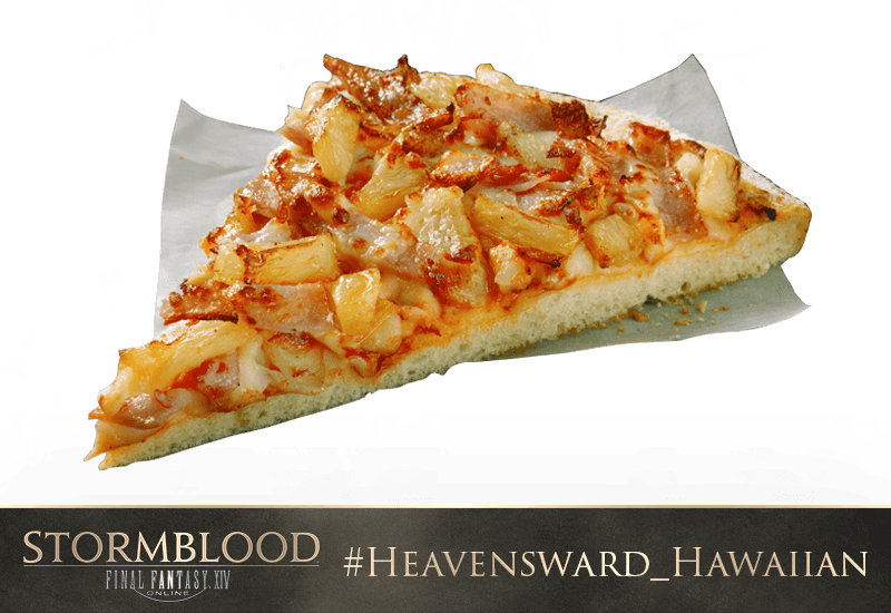 of_funk's tweet photo. @LianeFFXIV I originally got into FFXIV through a Domino's pizza deal where you bought pizza and got all the expansions, including Stormblood. They also had the pizzas named after Final Fantasy related stuff. https://t.co/qug04xmwIR