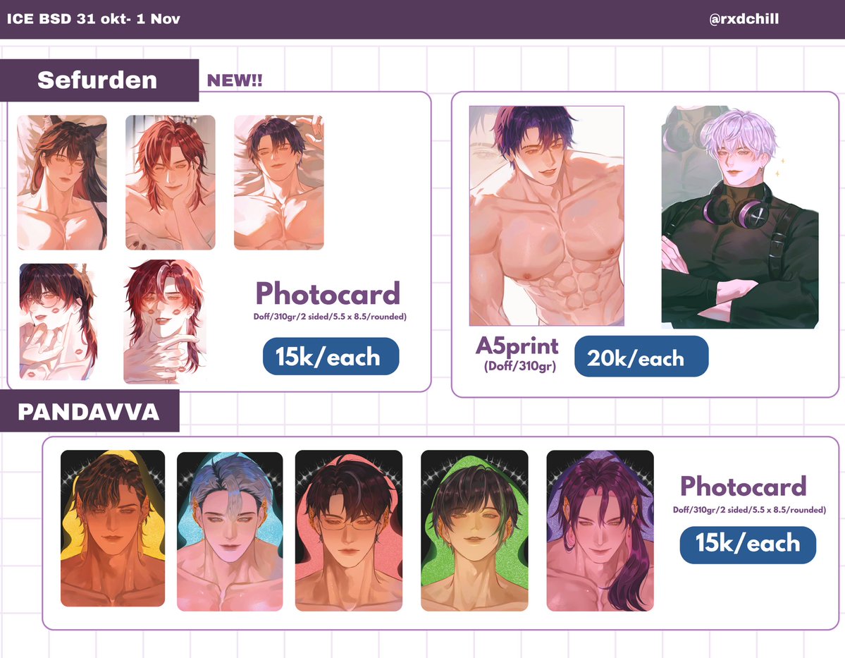 rxdchill's tweet photo. (❤+ 🔄 r very appreciated!) 

#cf23  PO Batch 2 is  open! 
⌛️8 - 13 Sept 2026
Po link on thread ⤵️
📌 Pick up both days &amp; Mail order 
🌍 GO please DM first

LADS, SeFurDen, Pandavva, JJK, BLLK, LADS, Alien Stage
#comifuro23  #cf23catalogue 

(1/3) https://t.co/L9xHQ7JTbk