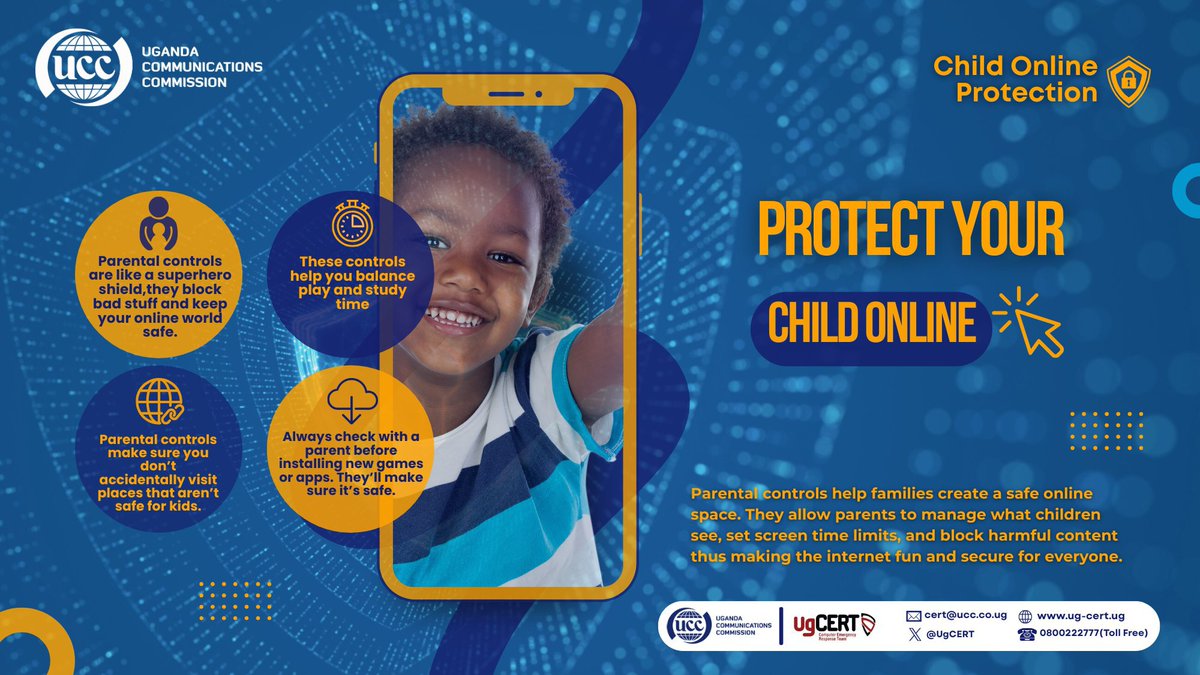 GideonSsekidde's tweet photo. Are you sharing too much about your child's life online? 📱 Every post leaves a lasting digital imprint. Let's protect their privacy by sharing thoughtfully.
#GoldenPosts #ChildSafety #ThinkBeforeYouPost #DigitalFootprint #Parenting #OnlineSafety @UgCERT @UCC_Official https://t.co/2D7Oqjbg7y