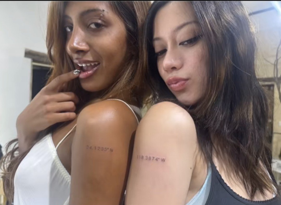 devultee's tweet photo. Lara and megan get coordinate tattoos of the place they decided to put manon on hiatus https://t.co/mzeojBVd61