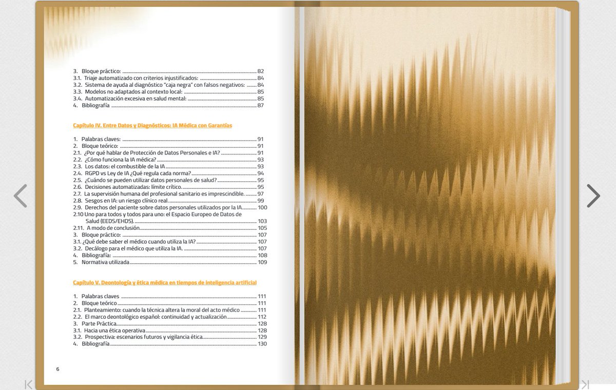 navarrotradmed's tweet photo. Novedad editorial

'Manual de buenas prácticas para la inteligencia artificial (IA) en medicina'

Madrid: @OMC_Esp, 2026.
HTML gratuito (140 págs.): https://t.co/4XJ0eOc7EM https://t.co/fMMijuQXU4