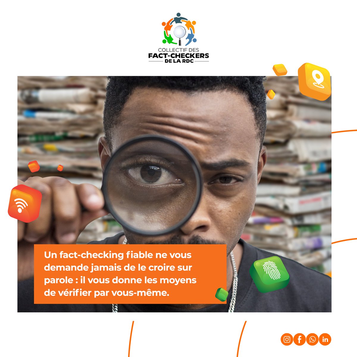 FactcheckersRdc's tweet photo. Un fact-checking fiable ne vous demande jamais de le croire sur parole : il vous donne les moyens de vérifier par vous-même !

Avant de partager une alerte, regardez 3 choses :

L'affirmation , Les preuves,La méthode
, Détaillé en images

#FactChecking #RDC #Infox #Désinformation https://t.co/xLZnxtuScC