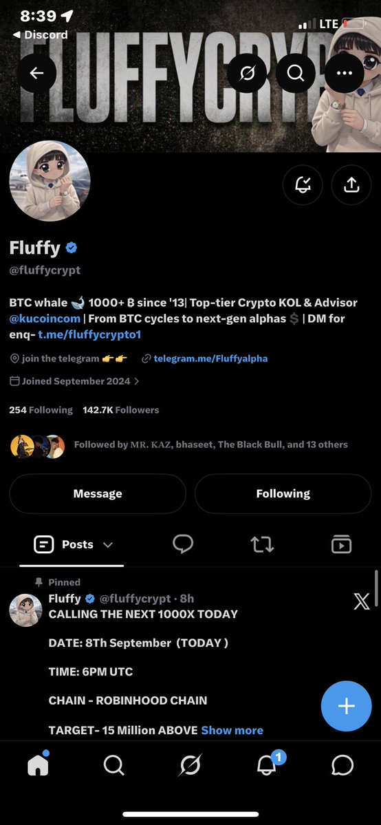 web_davee's tweet photo. @fluffycrypt I haven’t won 
My Notis has been on
I hope I win one day

8i6vpa39JgXXiRnF9sVnWLEGtfxqC6P3ScpJ7uNpZVJ8 https://t.co/tCiRZmuSO7