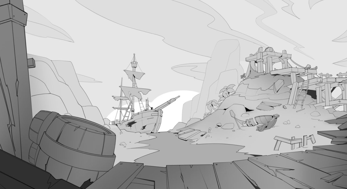 RuslanKimArt's tweet photo. @scarletx_jones Environment concept for game https://t.co/LQqf7zfw2Y