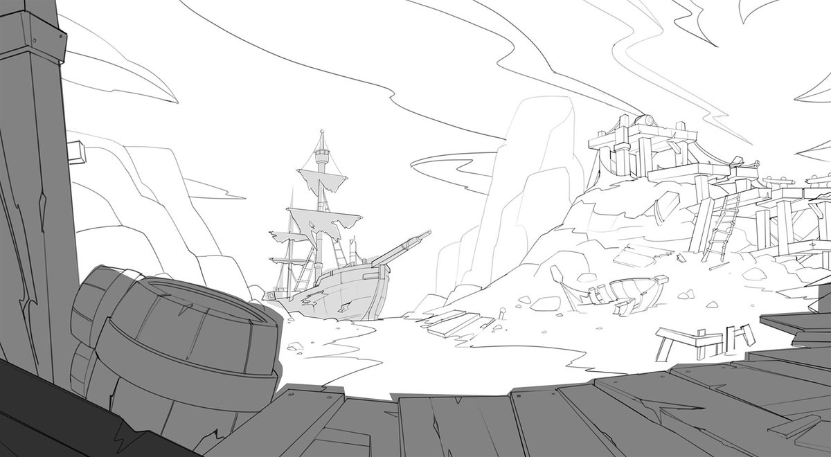 RuslanKimArt's tweet photo. @scarletx_jones Environment concept for game https://t.co/LQqf7zfw2Y