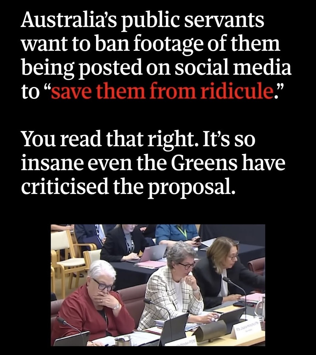 RennickGBR's tweet photo. Mandarins call for crackdown on 'harmful' social media clips!!!!!

This really takes the cake. 

Departmental heads are now complaining about parliamentary footage being played on social media. 

The footage is played to expose poor government performance. It’s a critical part of the democratic process that flaws in government process is fully transparent and exposed to the public where possible. 

These Department heads are paid almost a million dollars a year courtesy of the taxpayer. 

The taxpayer has a right to see how their dollars are spent. 

If the mandarins can’t stand the heat they should get out of the kitchen or even better improve their performance. 

By all means threats and intimidation are not on, but I am not aware of that occurring. While comments can be coloured unfortunately that is politics. I cop plenty of vitriol all the time. Ideally comments could be more respectful but again you have to learn to take it in this game. 

As someone who took the role of holding the bureaucrats to account seriously, this practice should not be stopped. 

To help us hold the bureaucrats to account please sign up today at https://t.co/PeAaJW2pjF 

•••••••••••••••••

“Canberras departmental chiefs have demanded politicians be restricted from posting "potentially harmful" video clips of bureaucrats' parliamentary testimony on social media, but insist their request is not aimed at ducking public scrutiny.

The practice of public servants testifying before parliamentary committees has come under growing scrutiny after senior Defence official Celia Perkins appeared before a Senate probe last Friday, protesting what she claimed to be the selective posting of her colleagues' comments.

Arguing the posts were undermining her ability to assure "physical and psychological health and safety" of her staff and had raised “significant security concerns", Ms Perkins' request was quickly dismissed by senators who argued they were within their rights to distribute testimony as they saw fit.”