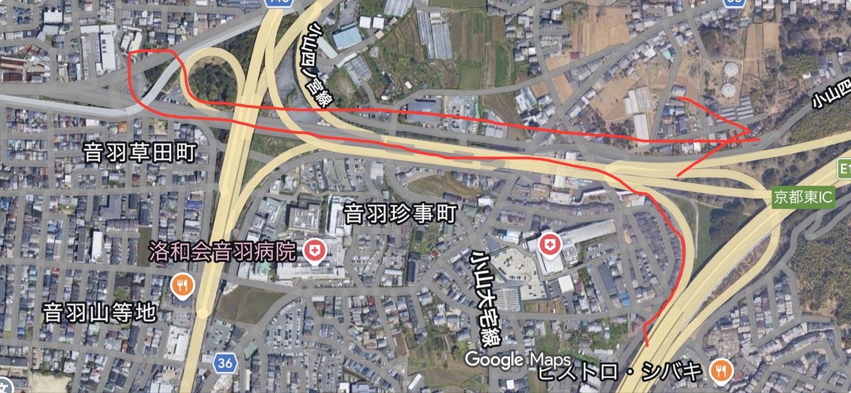 marutit181's tweet photo. 名神上り京都東、事故通行止
京都東インター出口を出てUターンしてまた入口から本線復帰
できます。 https://t.co/T1ersEzqMU
