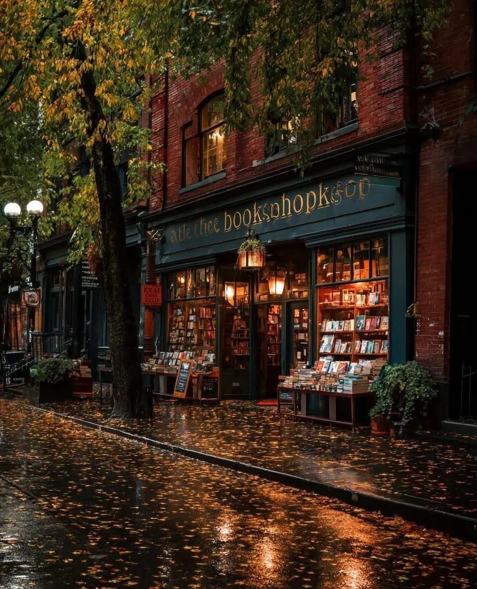 InFiniteH0riZ0n's tweet photo. Autumn Rain &amp; Books in New York https://t.co/XwQB8hfWjs
