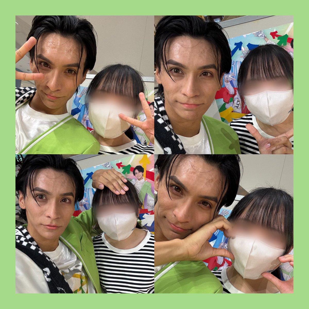 raco___1218's tweet photo. そういえば、この前のも載せてないなと👈🏻

地元に2回も来てくれるの嬉しくて仕事終わりと休憩時間で顔見に行っちゃったよーーー❣️

久しぶりに会えて話せてちょーーーたのしかった🫶🏻

気が向いたらまた遊びに行くね🫪🫪 https://t.co/NDVqCUBthe