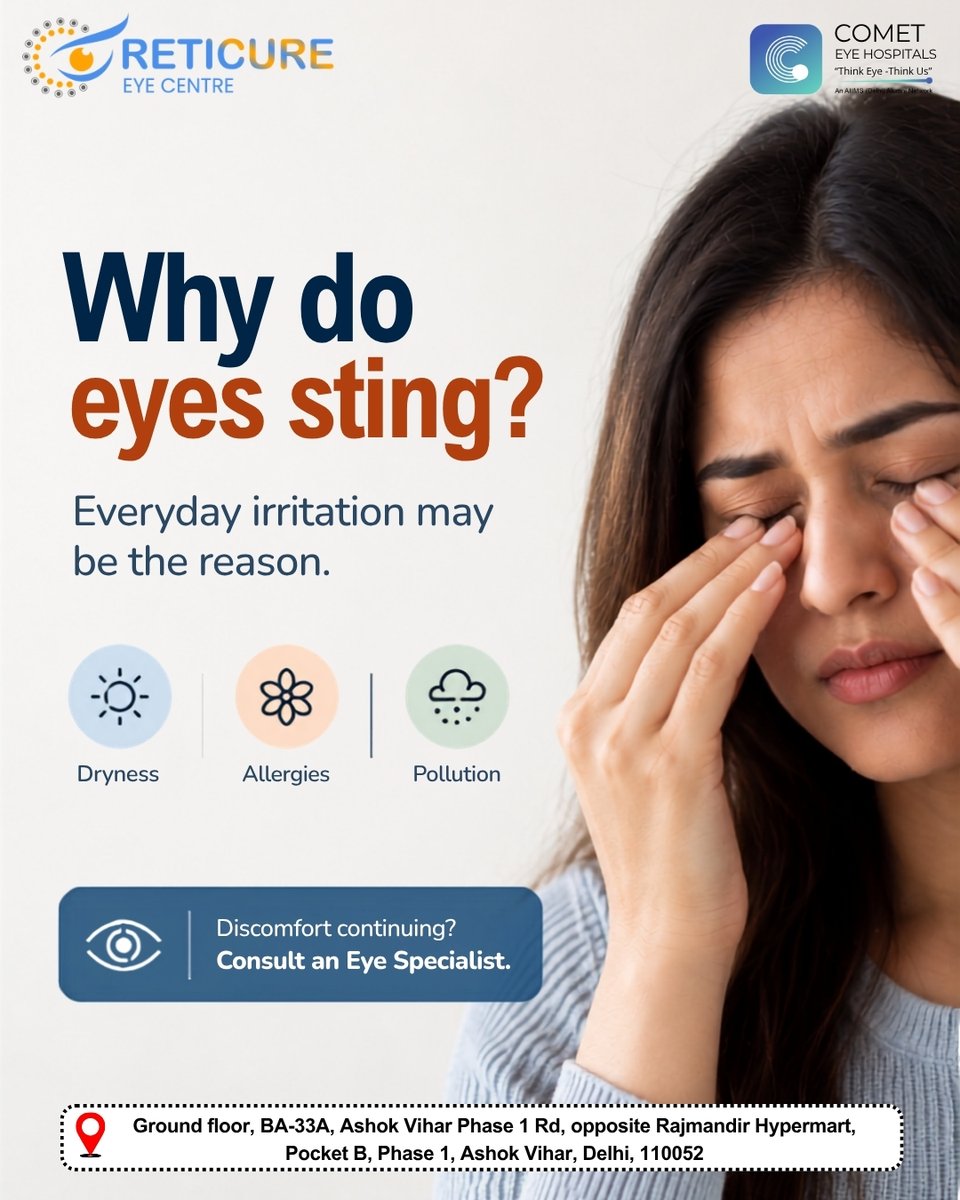 reticure_'s tweet photo. Long working hours can be exhausting for your eyes. Constant screen focus, reduced blinking, and air-conditioned environments may contribute to burning and dryness.

Contact us on: +91 9773970878

#burningeyes #officeeyes #digitaleyestrain #dryeyes #eyehealth #reticureeyecenter https://t.co/xQ07pTZoOh