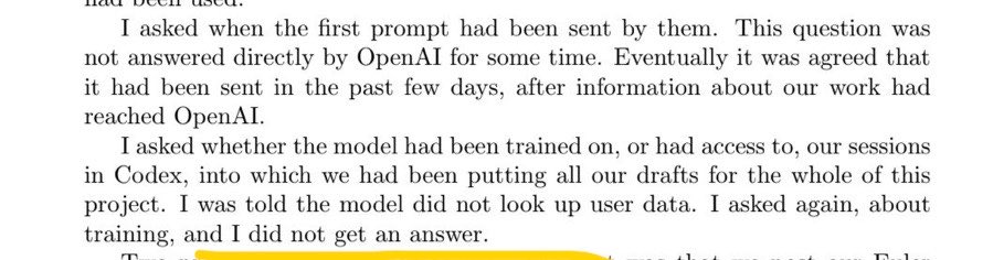 rynorhn's tweet photo. he asked whether the model had been trained on it

and apparently got no answer

this is fucking insane and unbelievable.

let the mathematicians take credit for their work, you fucking morons. https://t.co/33XEFpnETO